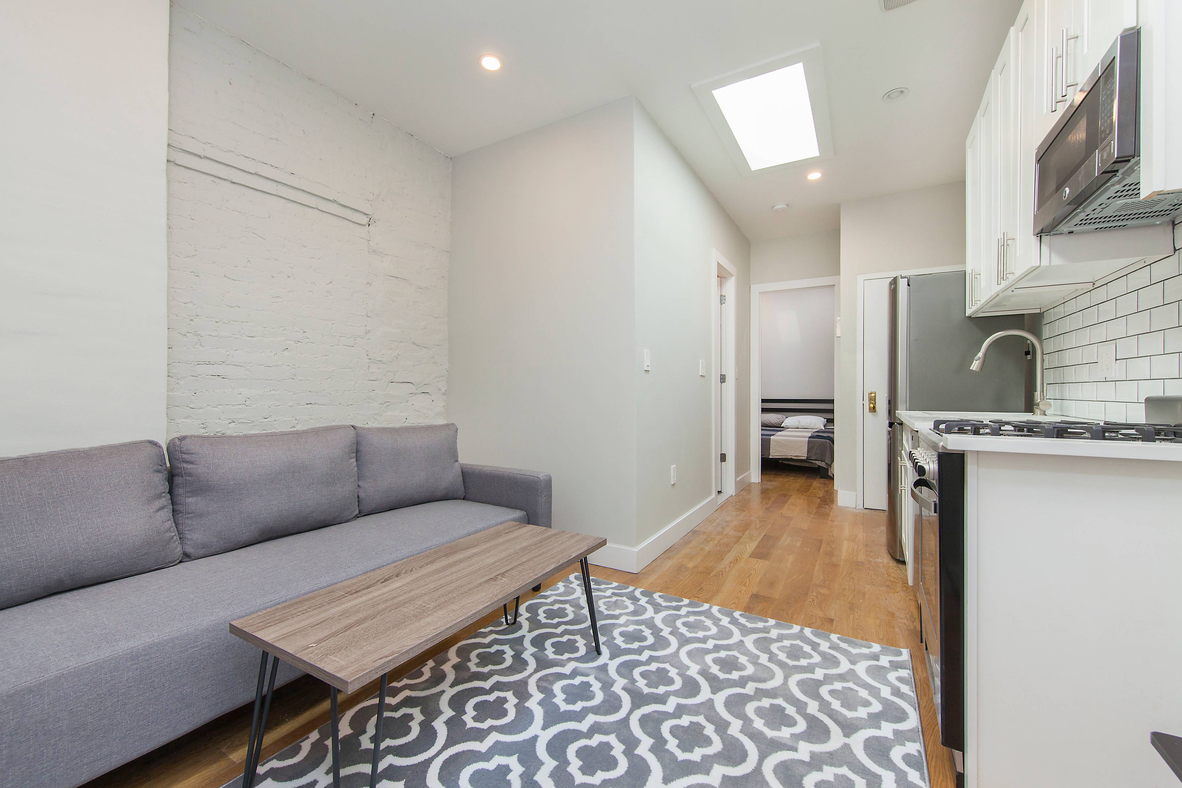 Available for a ASAP occupancy One month free and NO BROKER FEE to Mirador This is a fantastic pre war, FULL GUT RENO, two bedroom located in the heart of ...