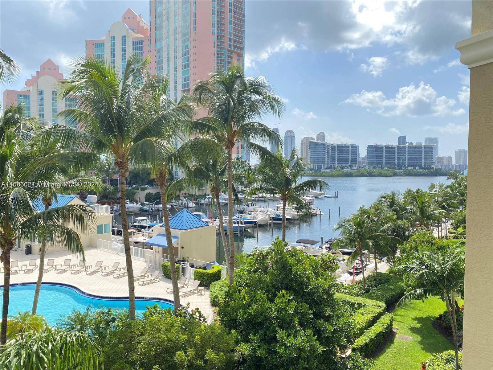 Enjoy spectacular views of the Intracoastal Waterway, the Atlantic Ocean, and the city skyline marina from this fabulous maintained three bedroom, three entire bathroom apartment at desirable Aventura Marina.