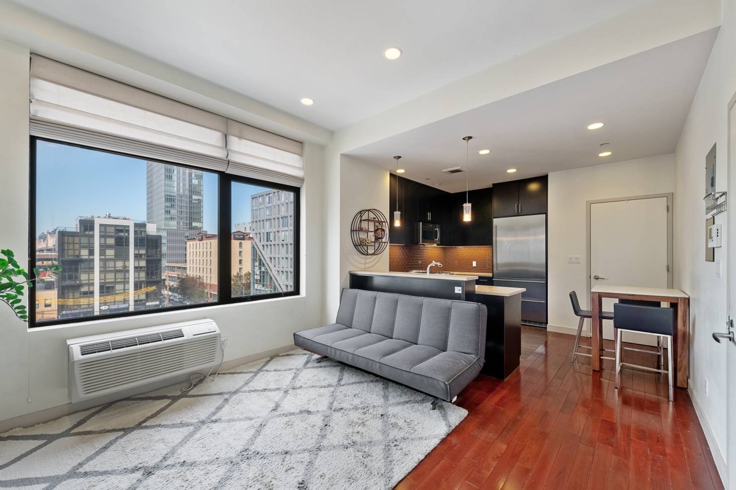 42 37 27th Street, 5C, is a large modern one bedroom home with high ceilings, abundant closet space including a huge walk in closet in the bedroom, stainless steel appliances, ...
