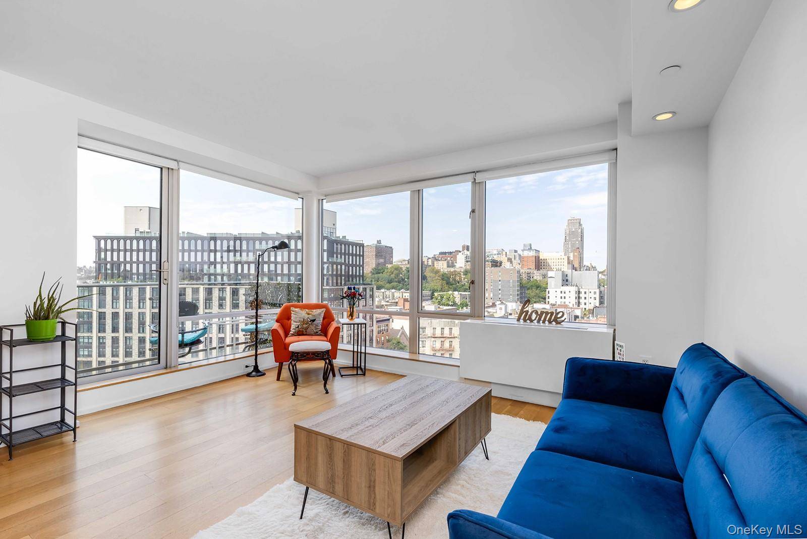 Natural light floods the private balcony of Residence 11D, where inside you ll find a 1, 400 sq.