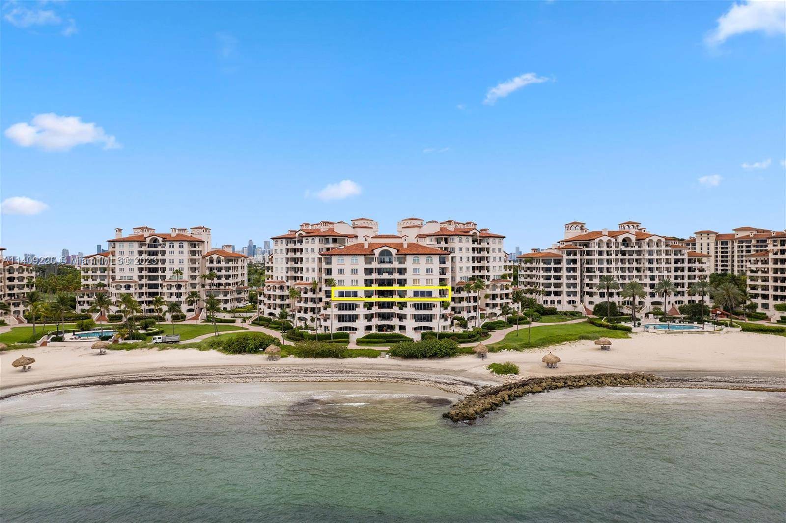 Rare opportunity to own the most desired ocean front floor plan on Fisher Island.