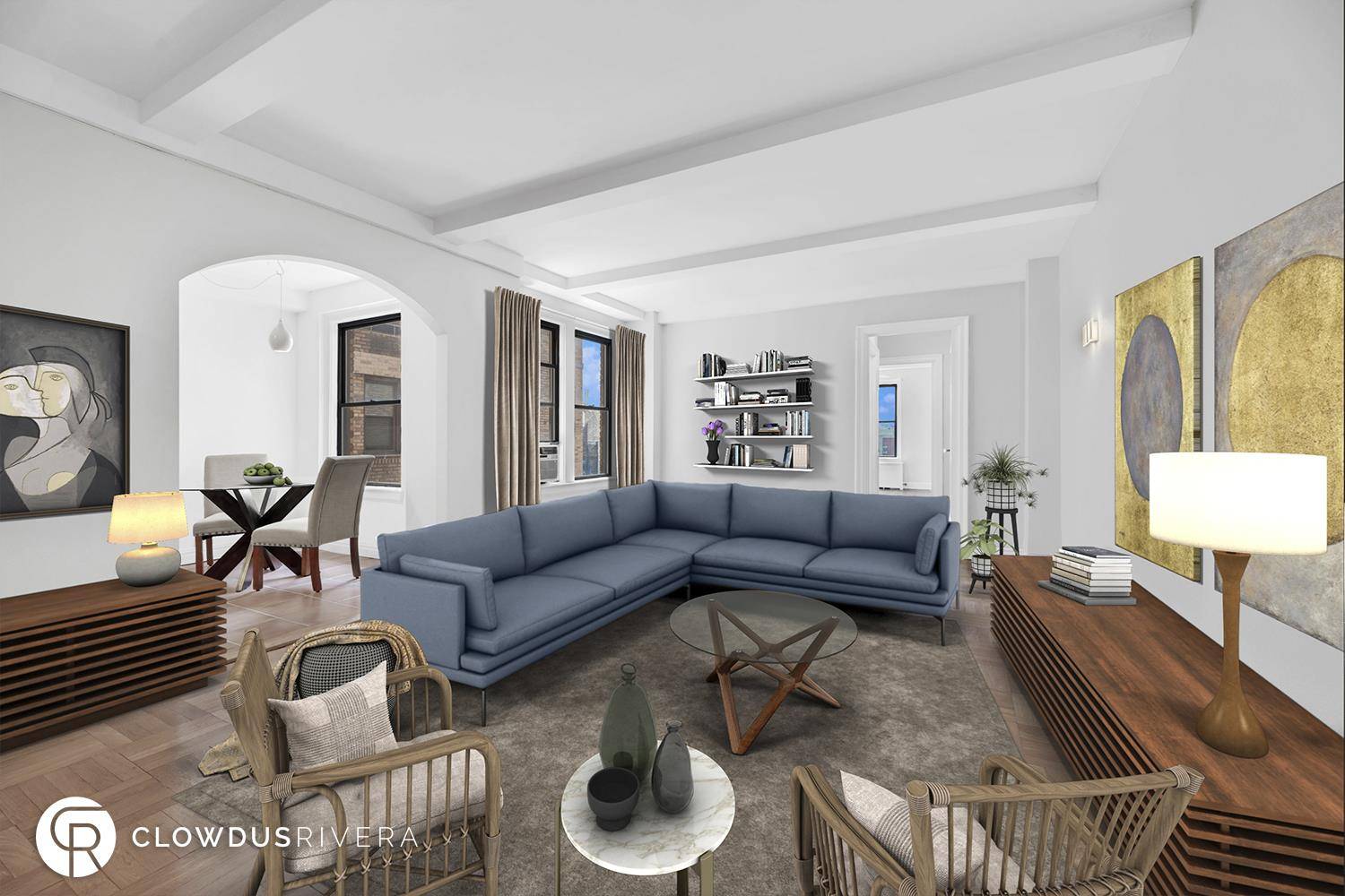 YOUR IMPRESSIVE, HIGH FLOOR SOUTHERN VIEWS AWAITTHE WESTWIND 175 WEST 93RD STREET, APT 16GYOUR HOMEThis sun drenched, high floor home in The Westwind one of the Upper West Side s ...