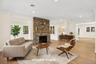 virtually staged layout of the living area