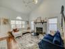 high ceiling family room