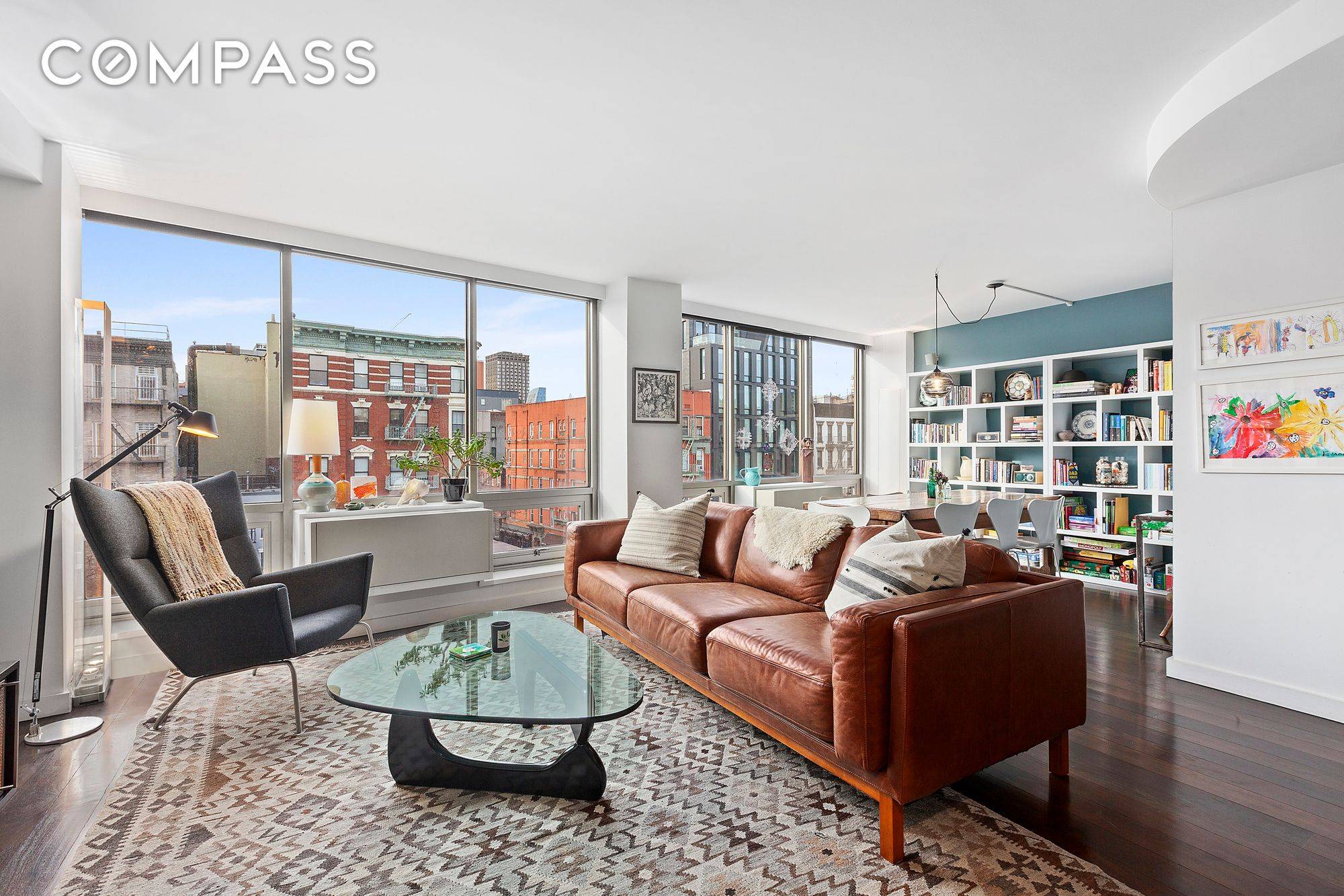 Welcome to this spacious three bedroom three bathroom residence with southwestern exposure and gorgeous views of the Freedom Tower.