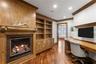 Home office / library — built-ins