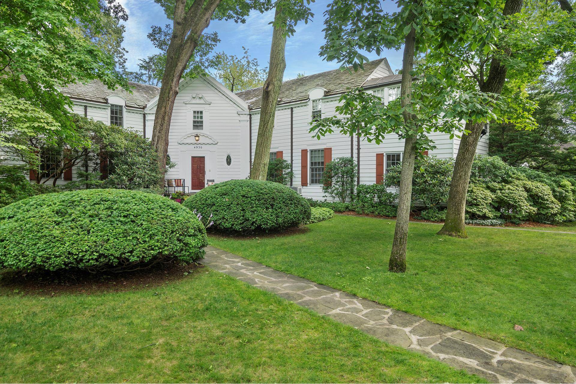 Stunning Colonial Revival home on large corner lot, designed by renowned architect Dwight J.