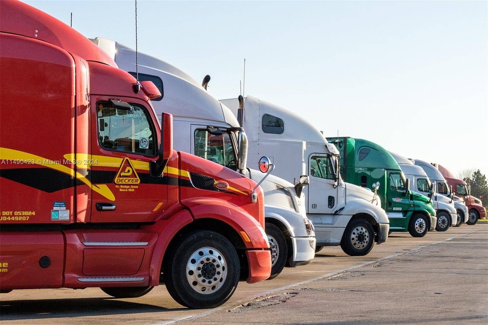 Comprehensive, built out and turn key truck services Center.