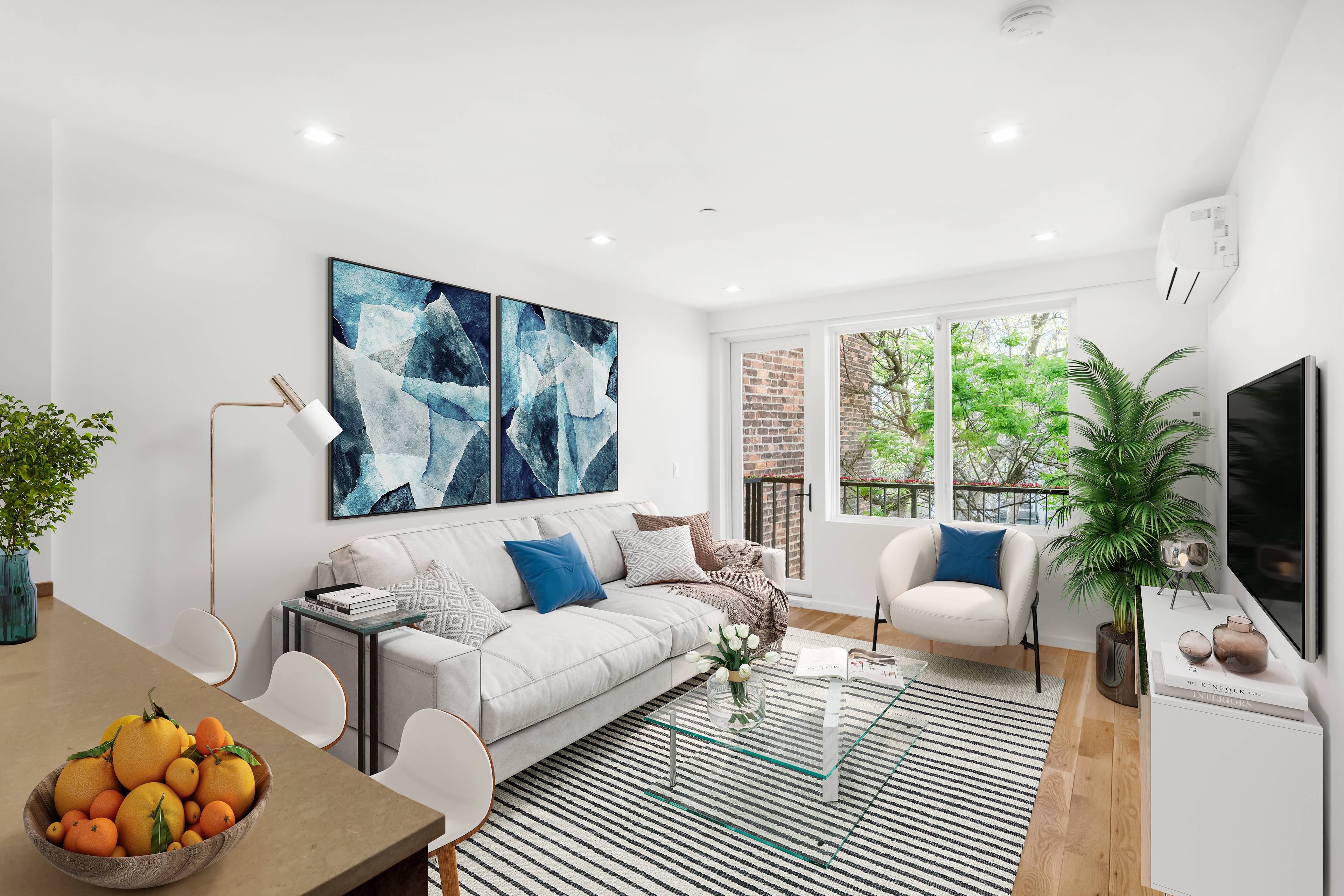 Enjoy a sleek modern design and unlimited sunshine in this bright and beautiful new construction one bedroom home in the perfect Bed Stuy Bushwick neighborhood !