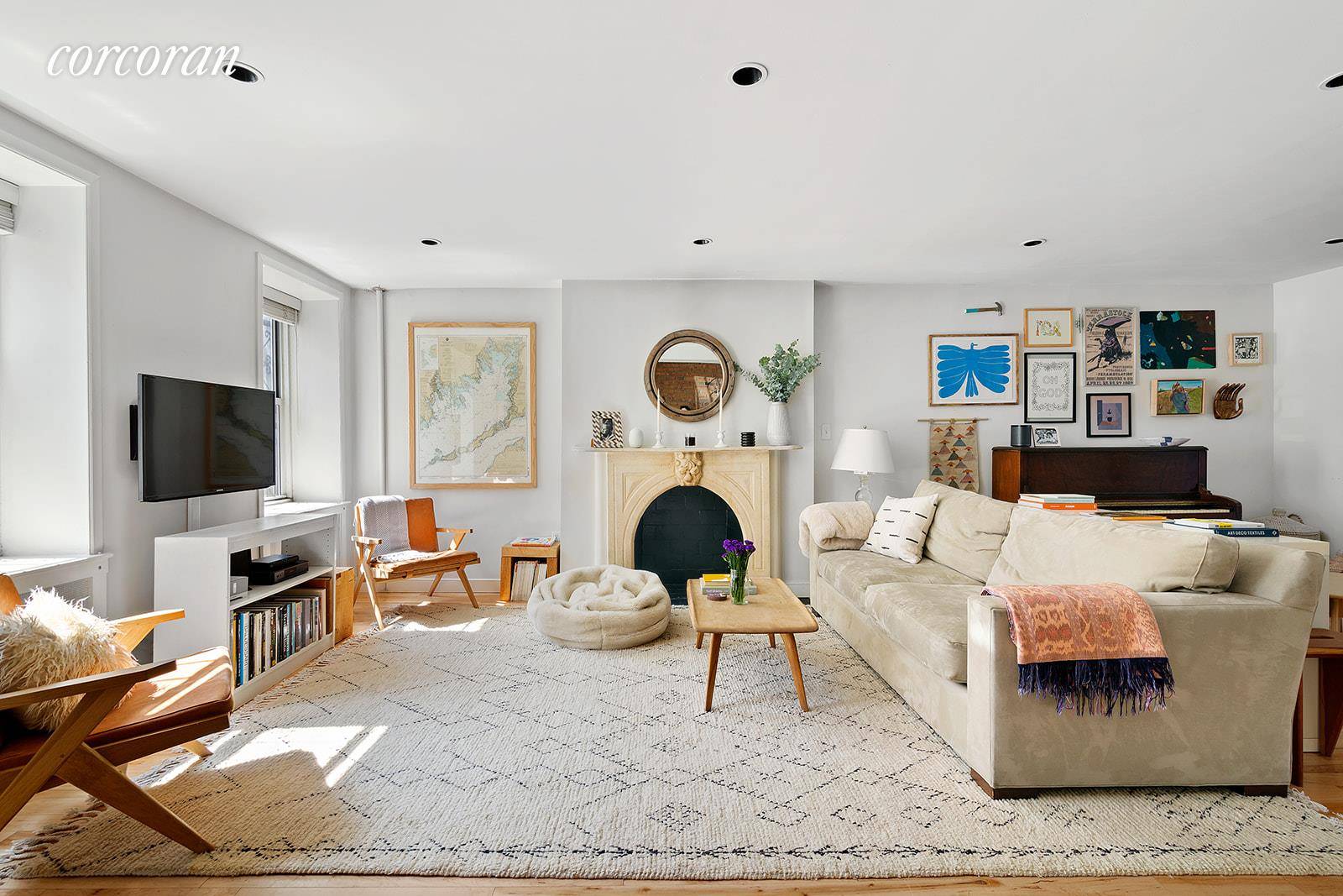 Welcome to 129 Summit Street a federal style, semi attached 20' wide townhome in Carroll Gardens.