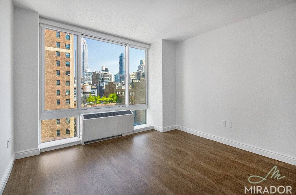 Spacious one bedroom home with Northern exposure and Empire State building views now available at The Caroline.