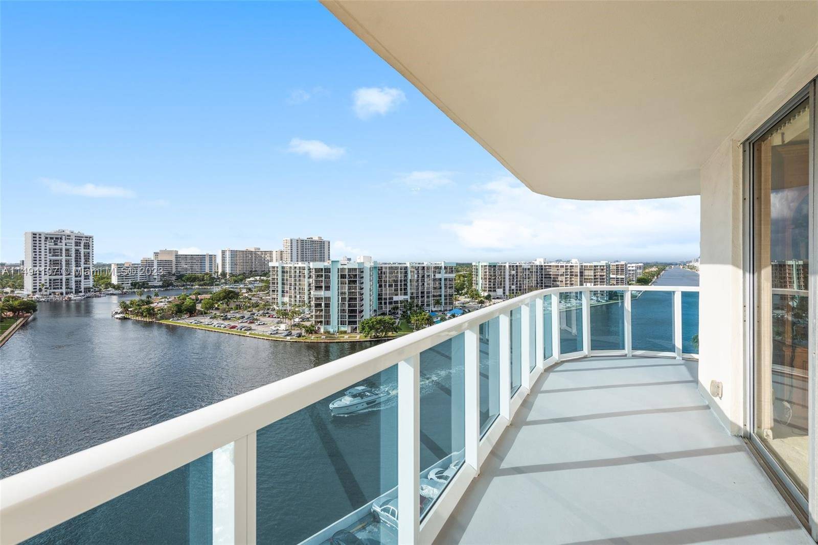 Rarely available, desirable, 1553sf, corner 2BR 2BA unit with the best 180 degree intracoastal views in the Hallmark Condo.