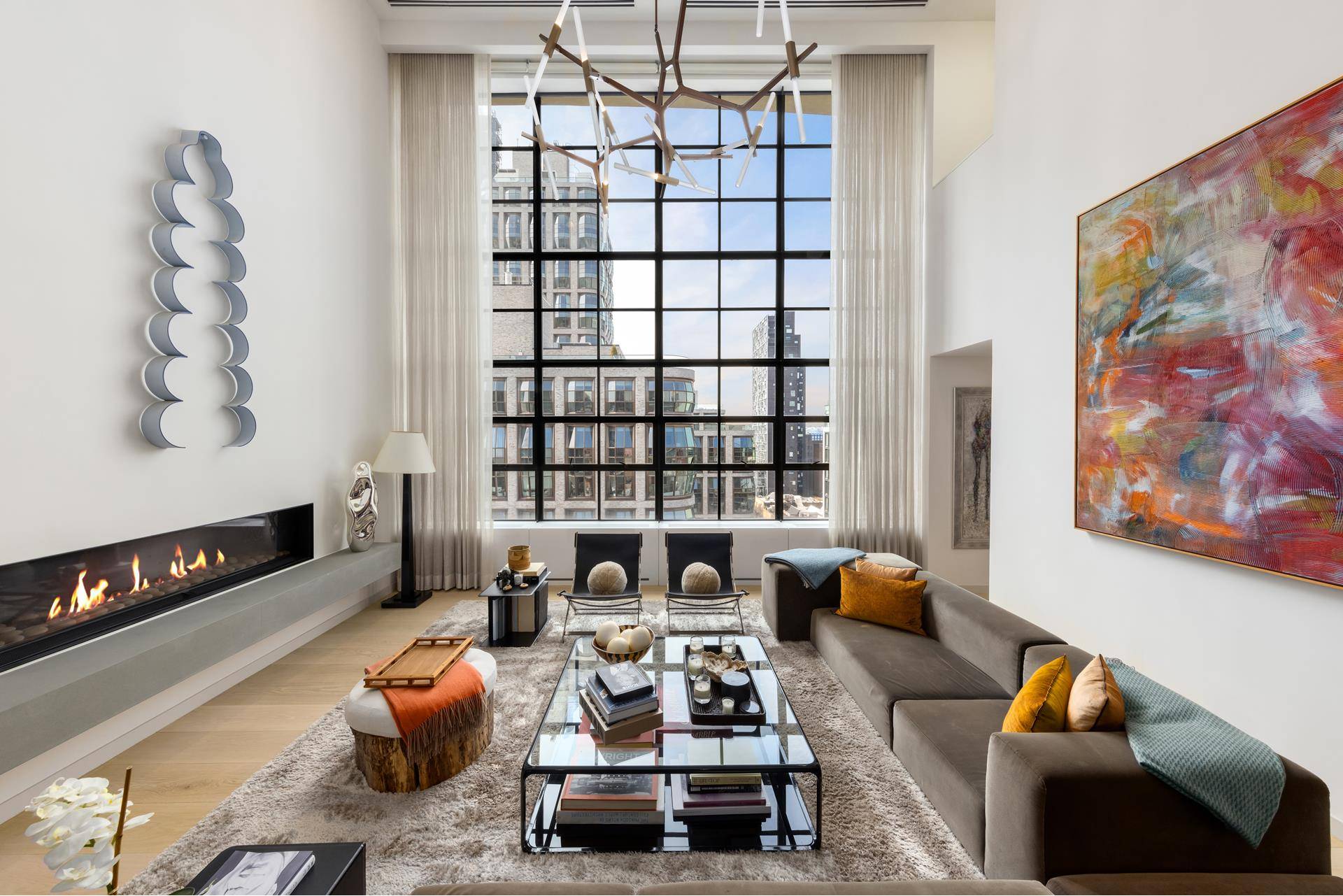 AVAILABLE IMMEDIATELY PENTHOUSE WITH A PRIVATE HEATED POOL Incredible triplex PH topped by a stunning outdoor terrace with a private pool featuring skyline views including the Empire State Building.