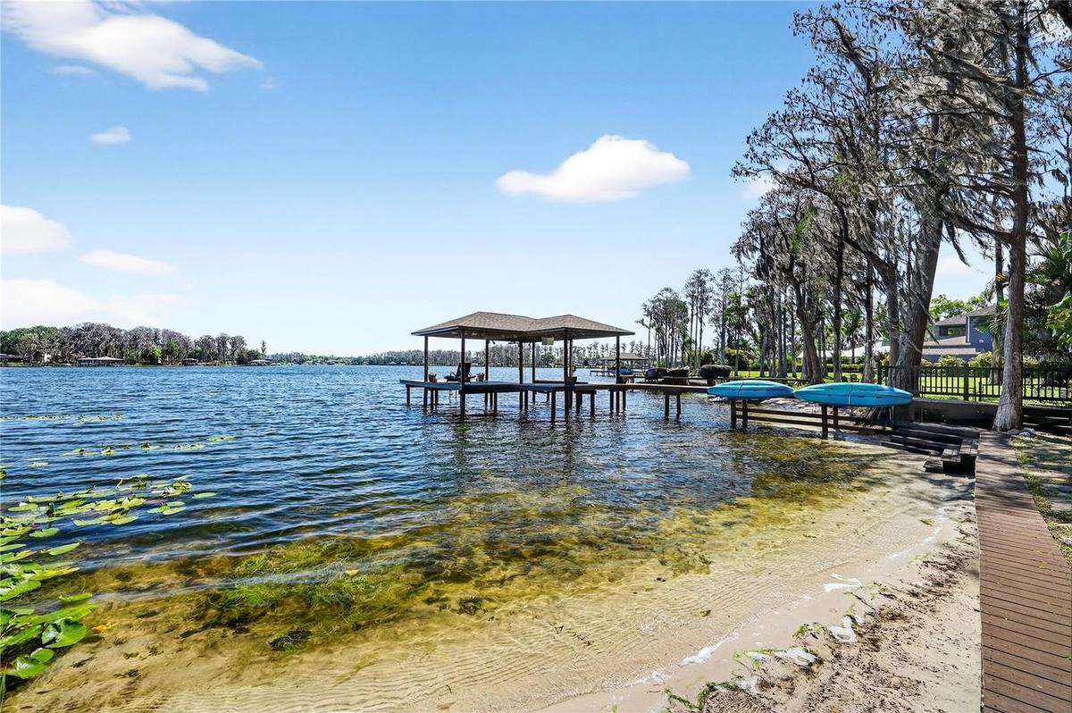 Lake Osceola from your backyard