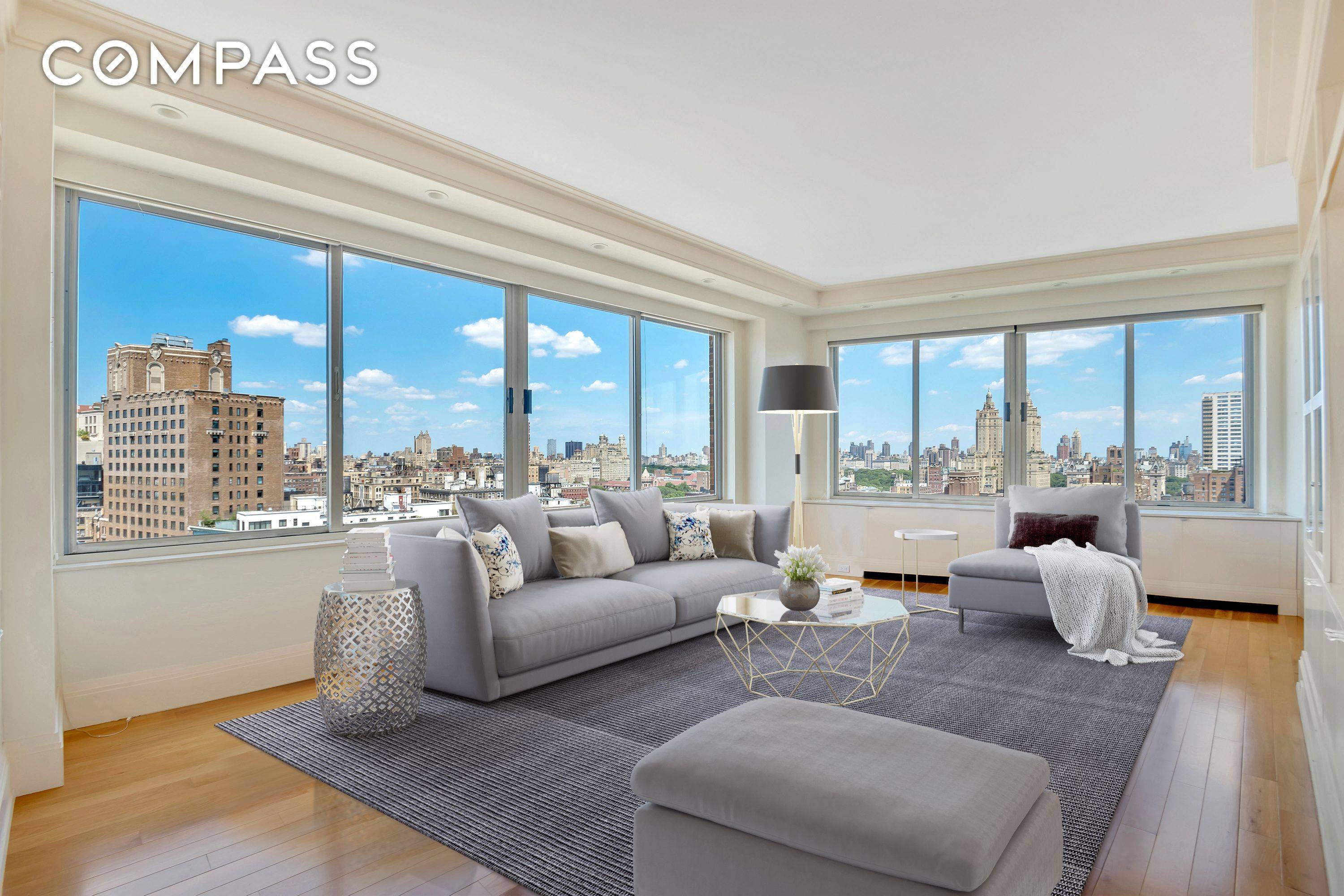 Penthouse Splendor in the Heart of the Upper West Side at the Alexandria Condominium.