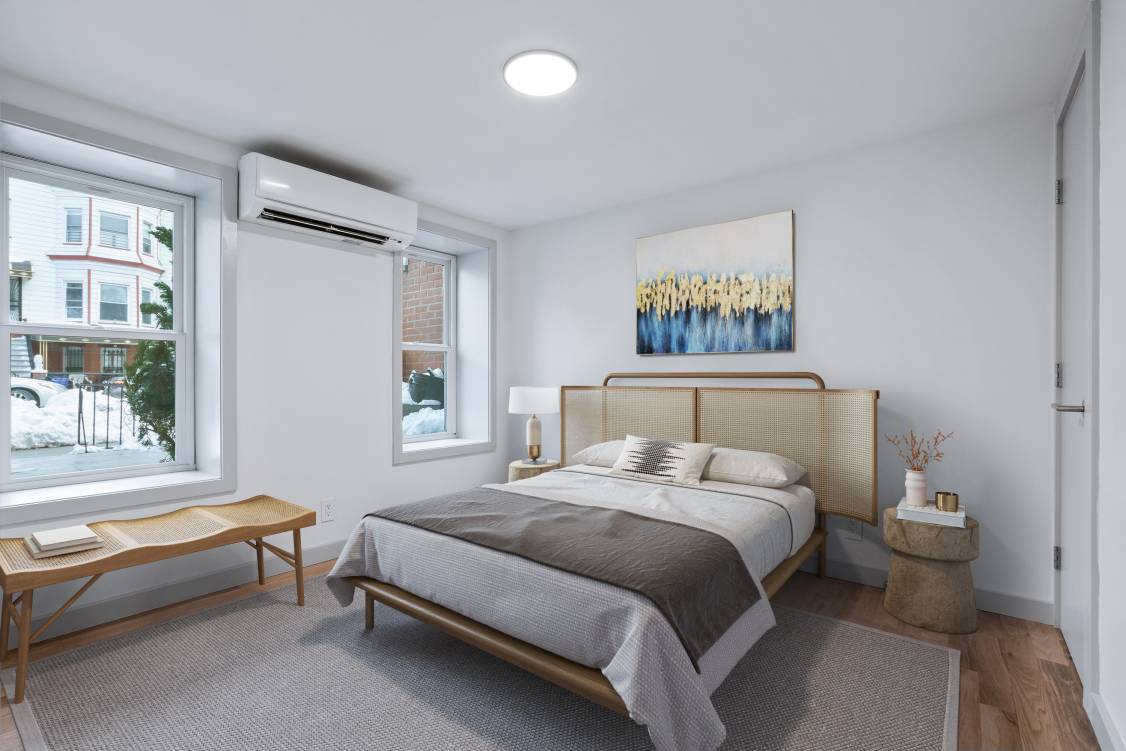 A Bushwick Beauty. This 1 bed, 1 bath modern, duplexed, garden apartment with a private patio is where you will find the residential perfection that you are looking for.