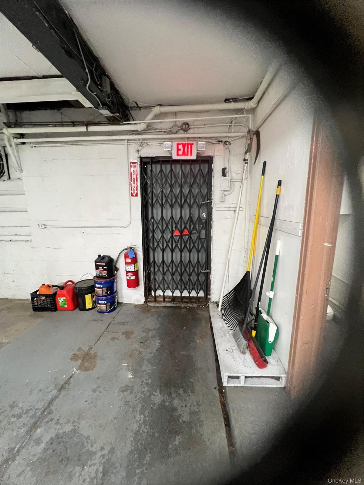 Exit Door to rear of building and parking lot.