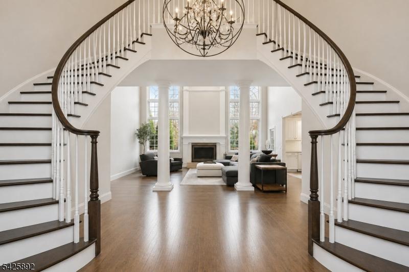 Stunning Double Staircase