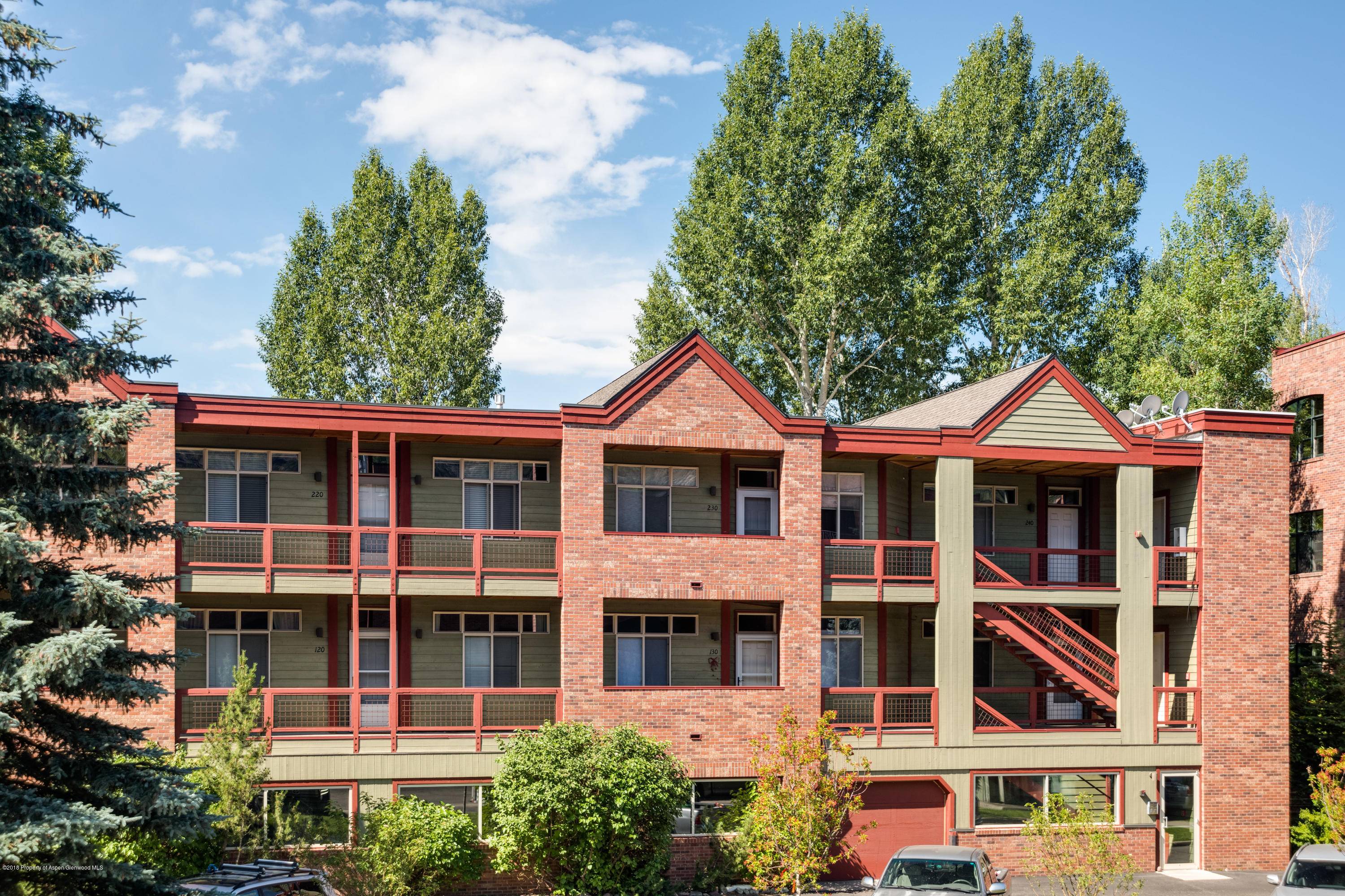 Top floor 2 bedroom 2 bath Riverfront condo walking distance to town and at the confluence of the Roaring Fork Frying Pan Gold Medal Rivers.