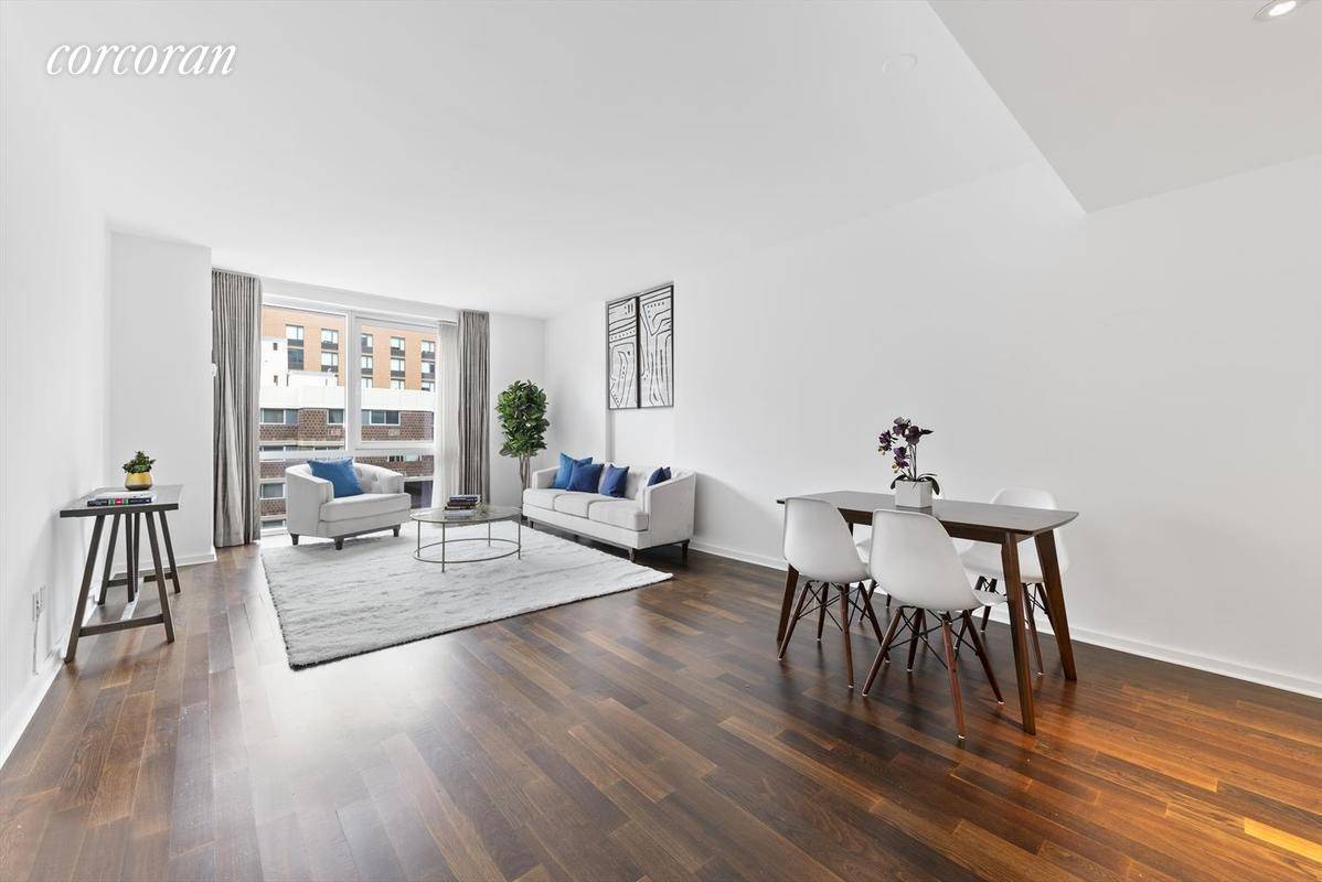 Designed by world renowned architect and designer, Philippe Starck, this perfectly proportioned corner two bedroom, two bath apartment boasts floor to ceiling windows, gleaming hardwood floors, a multi zone HVAC ...