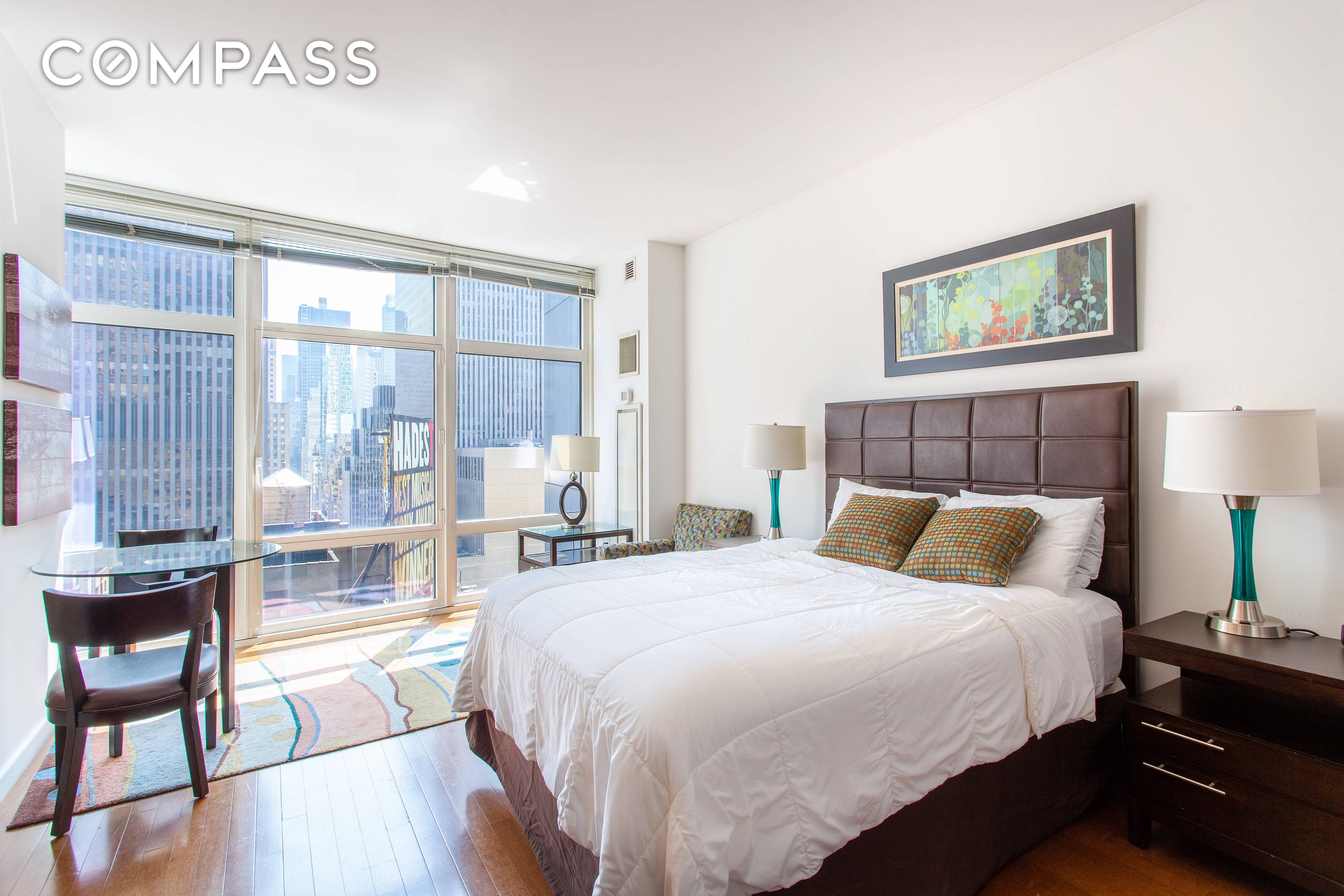 600 Sq. Ft. Studio Located In The Heart Of Times Square.