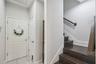 Ground floor with wooden stairs