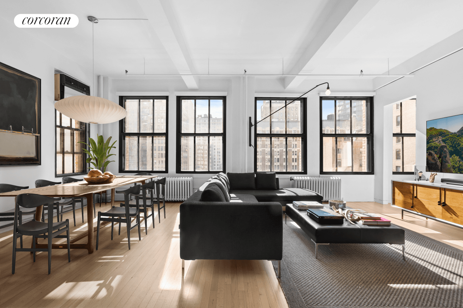 Welcome to 11 West 30th St, Apartment 9F, a bright and spacious loft warehouse conversion located in the vibrant Nomad neighborhood of Manhattan.