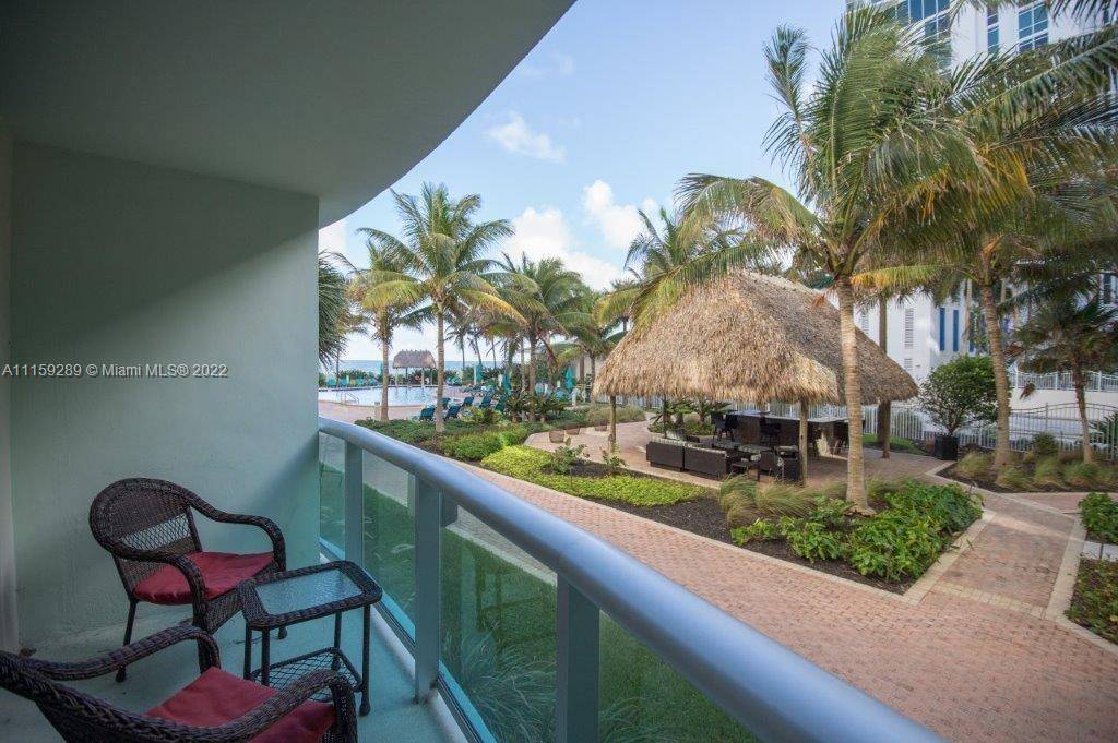 Resort like condo on the ocean with two pools, gym, tiki bar, convenience store and more.