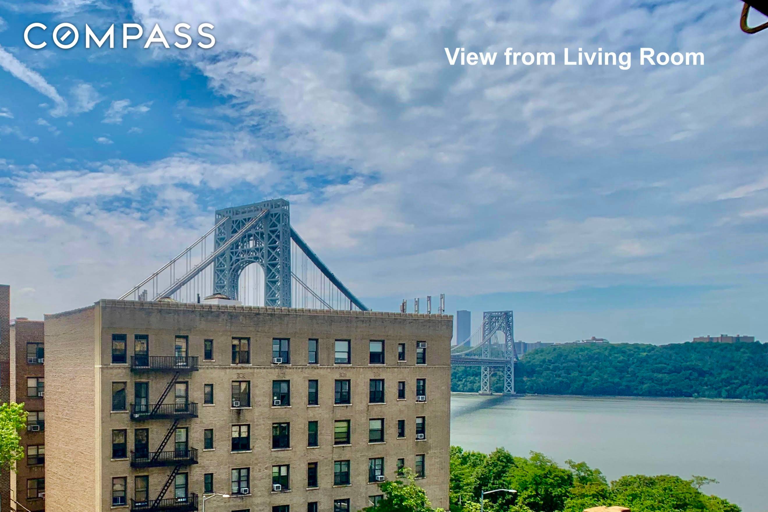 GORGEOUS FLEX 2 BEDROOM WITH PARTIAL RIVER AND GWB VIEWS Loaded with charm, sunlight and open southern views, you ll delight in having ample, flexible space to live comfortably as ...