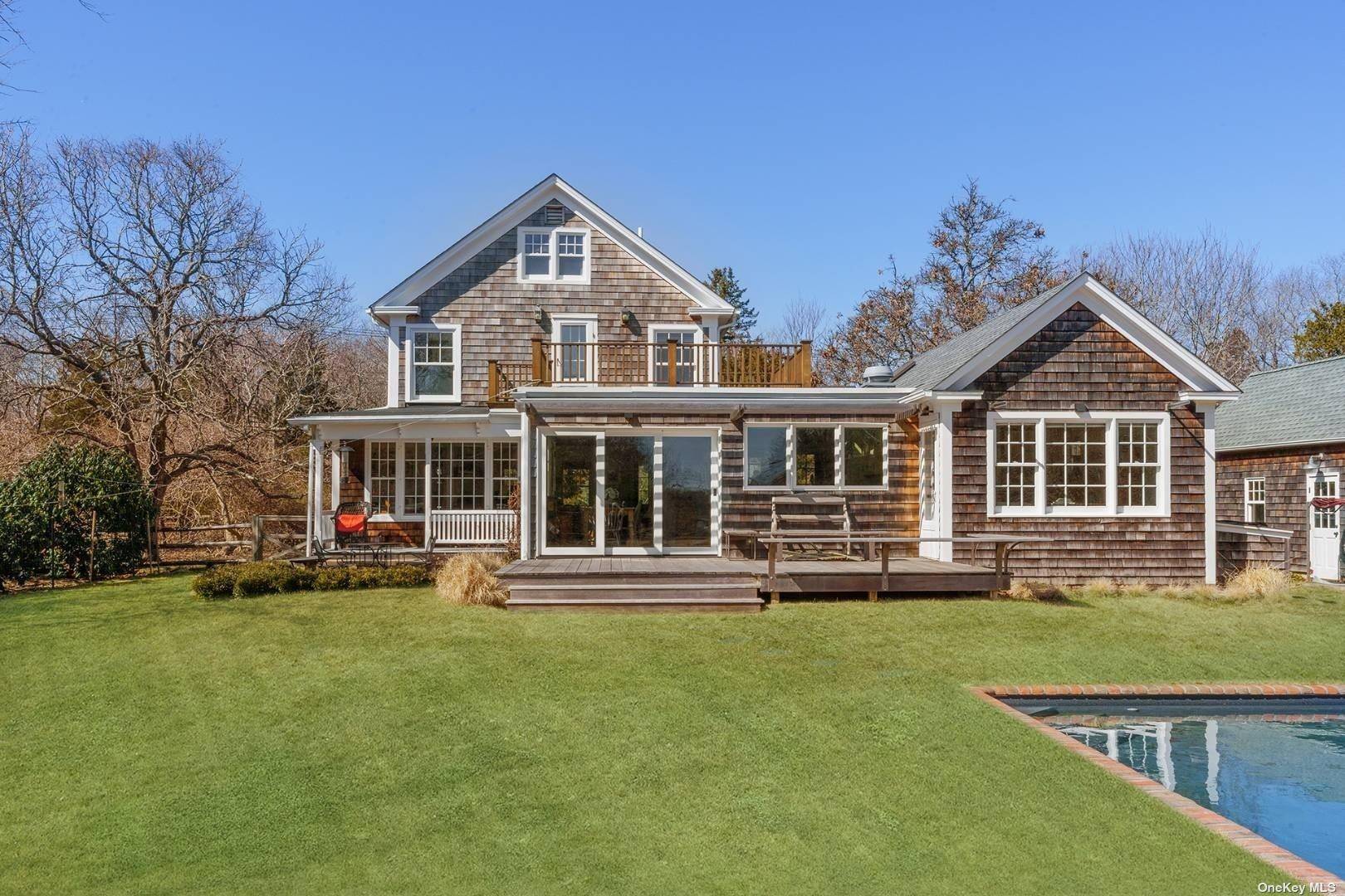 Newly renovated waterfront rental in East Hampton.