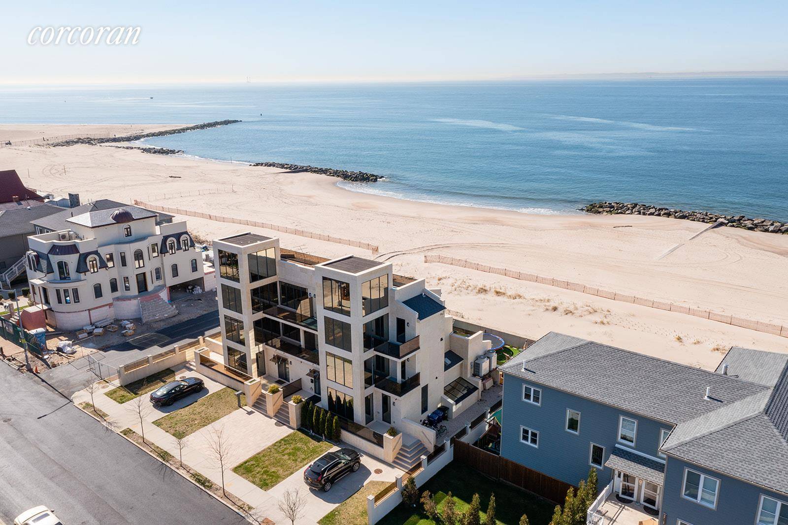 A one of a kind contemporary beachfront oasis awaits you in coveted Sea Gate, an exclusive, historic Coney Island community steps from the ocean !