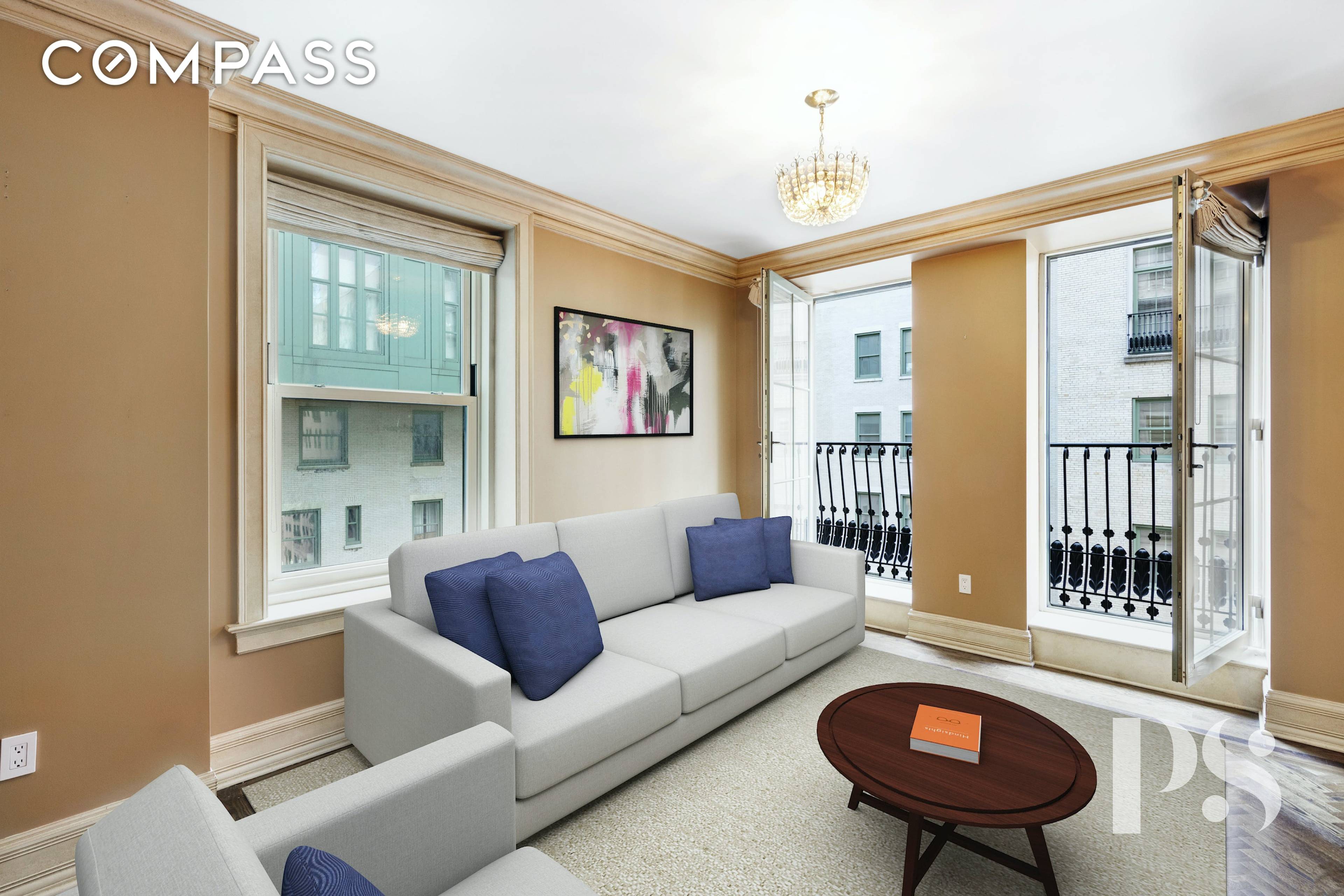 As soon as you enter The Plaza Private Residences, you leave the vibrancy of NYC and are on your way to the chic Parisian 1 bedroom apartment.