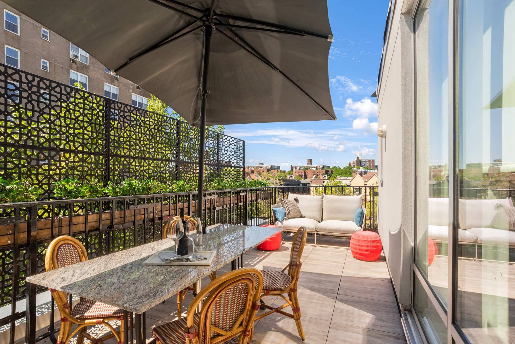3751 Riverdale Avenue, 7B A spacious penthouse boasting a private terrace and chic finishes, this sun drenched 3 bedroom, 2.