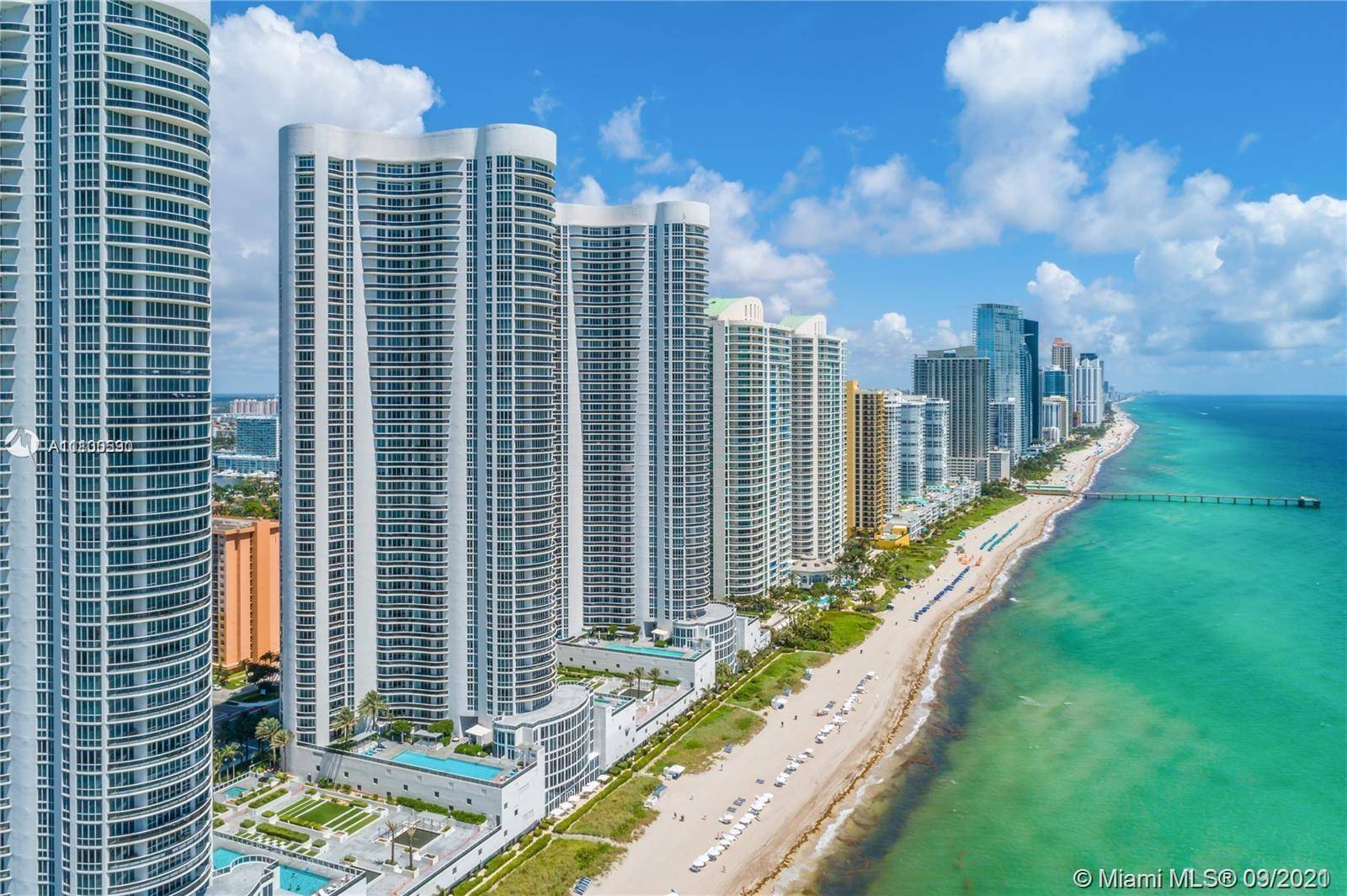 OCEAN FRONT PRESTIGIOUS TRUMP TOWER III STUNNING SOUTH EAST EXPOSURE WITH BREATHTAKING VIEWS OF THE INTRACOASTAL CITY FROM 41st FLOOR 11 FOOT CEILINGS PROFESSIONALLY DECORATED BEAITUFUL 2 BED 2 BATH ...