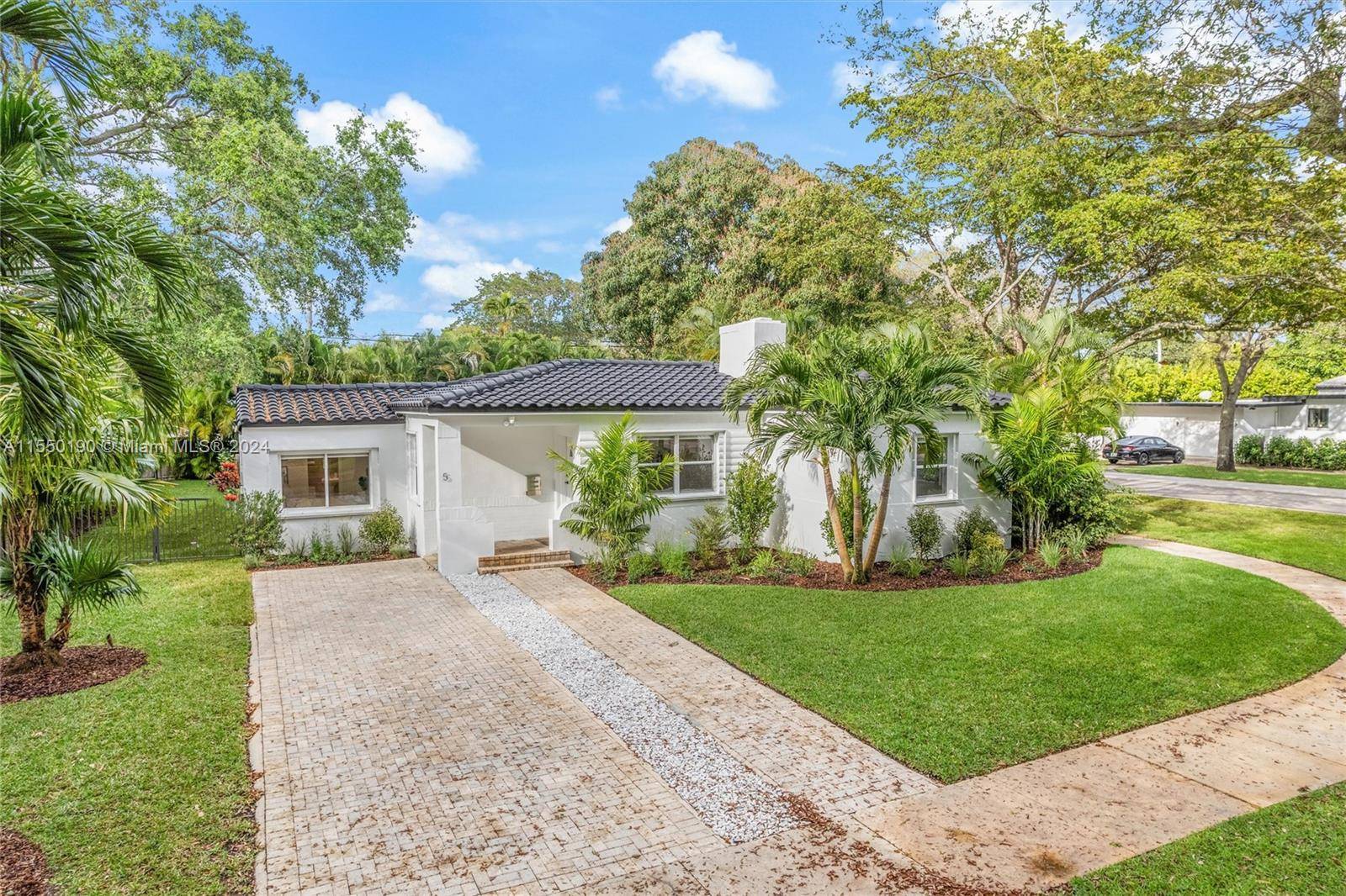 Beautiful, updated home in Miami Shores on a corner lot.