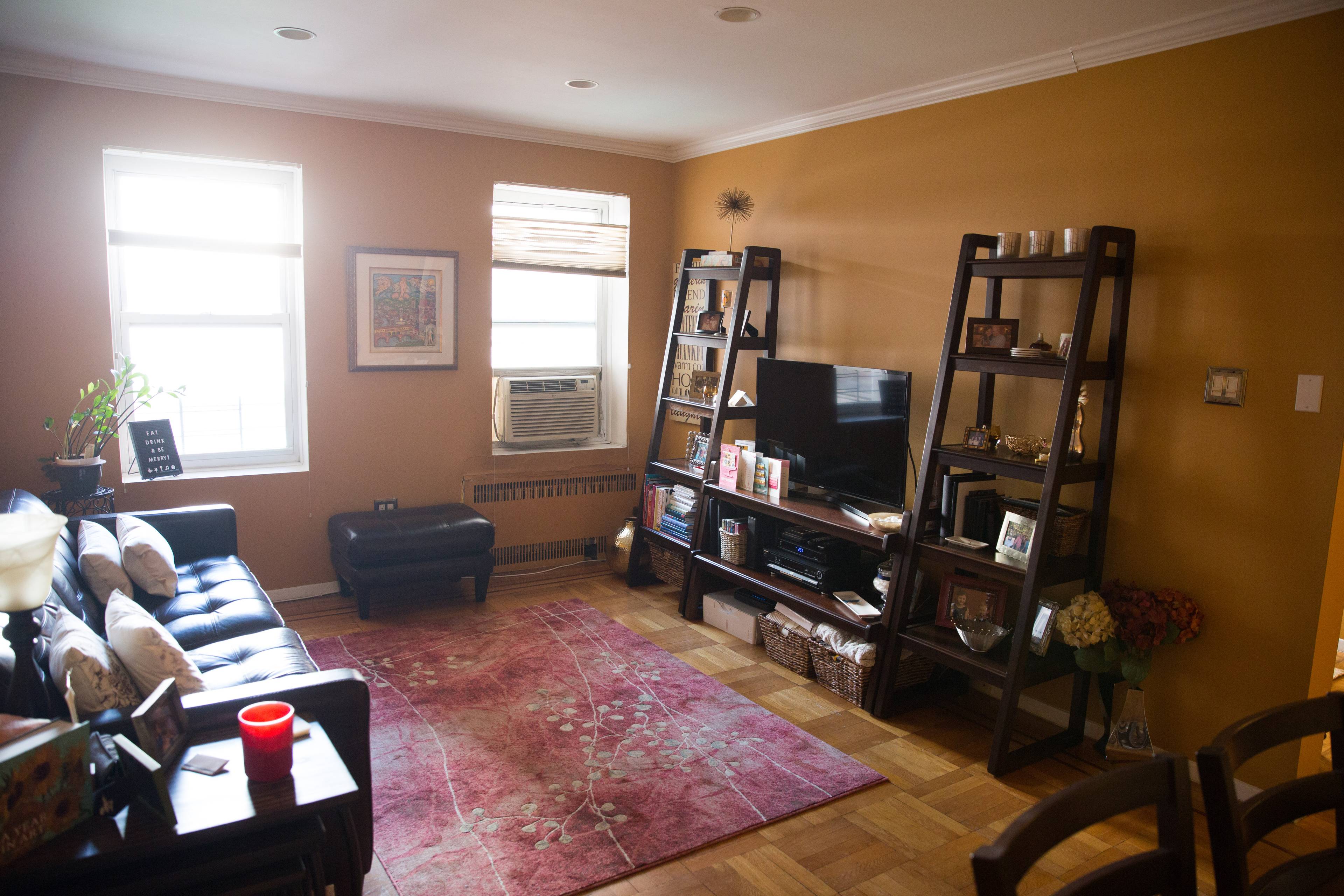 Spacious sun drenched one bedroom with view of Atlantic Ocean and Verrazano Bridge.
