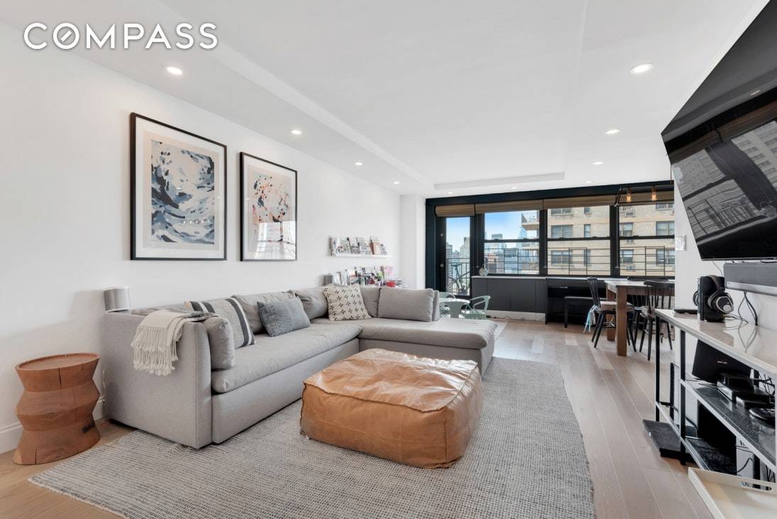 Sun Filled Renovated 2 BD, 2 BA with Private Terrace Nestled on the 22nd floor of 205 West End Avenue is this beautifully renovated two bedroom home.