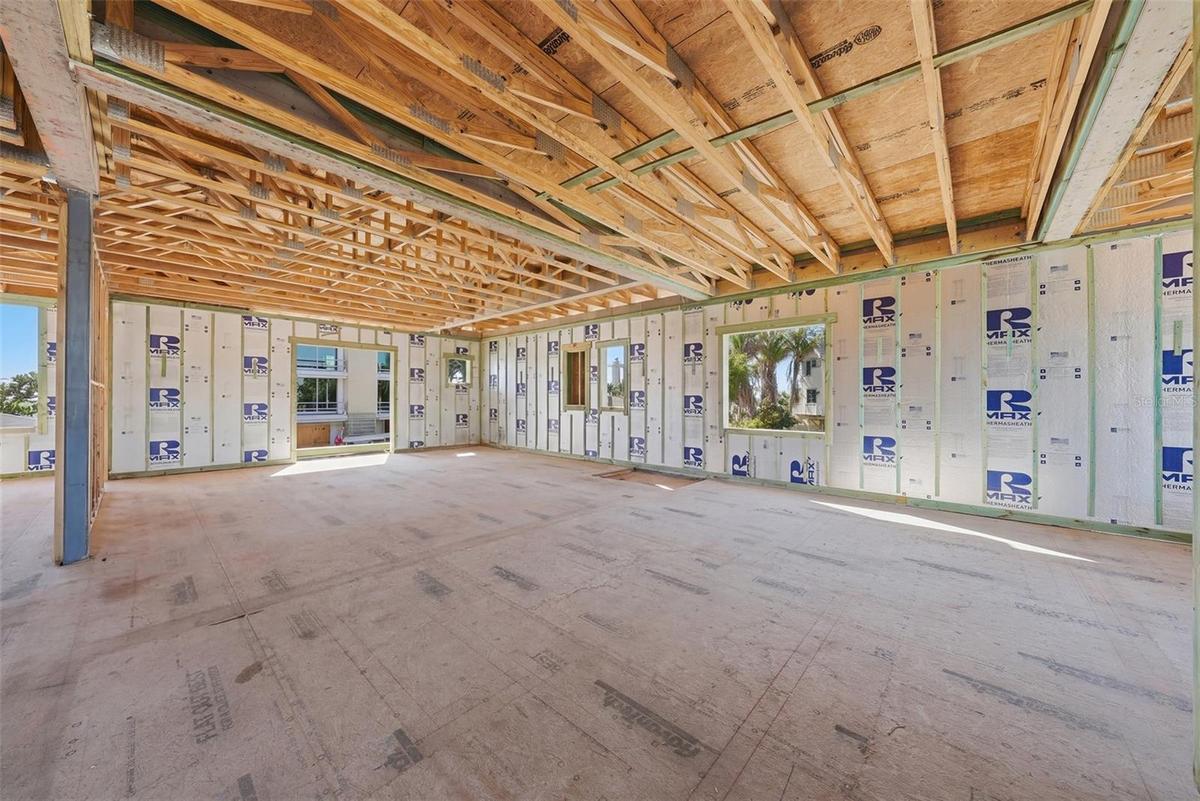 Primary wing on main floor