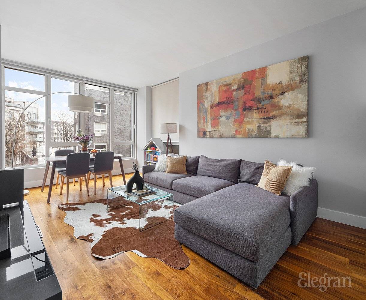 Steps off McCarren Park, Apt 4T welcomes you into a bright and open living space with southern exposure.