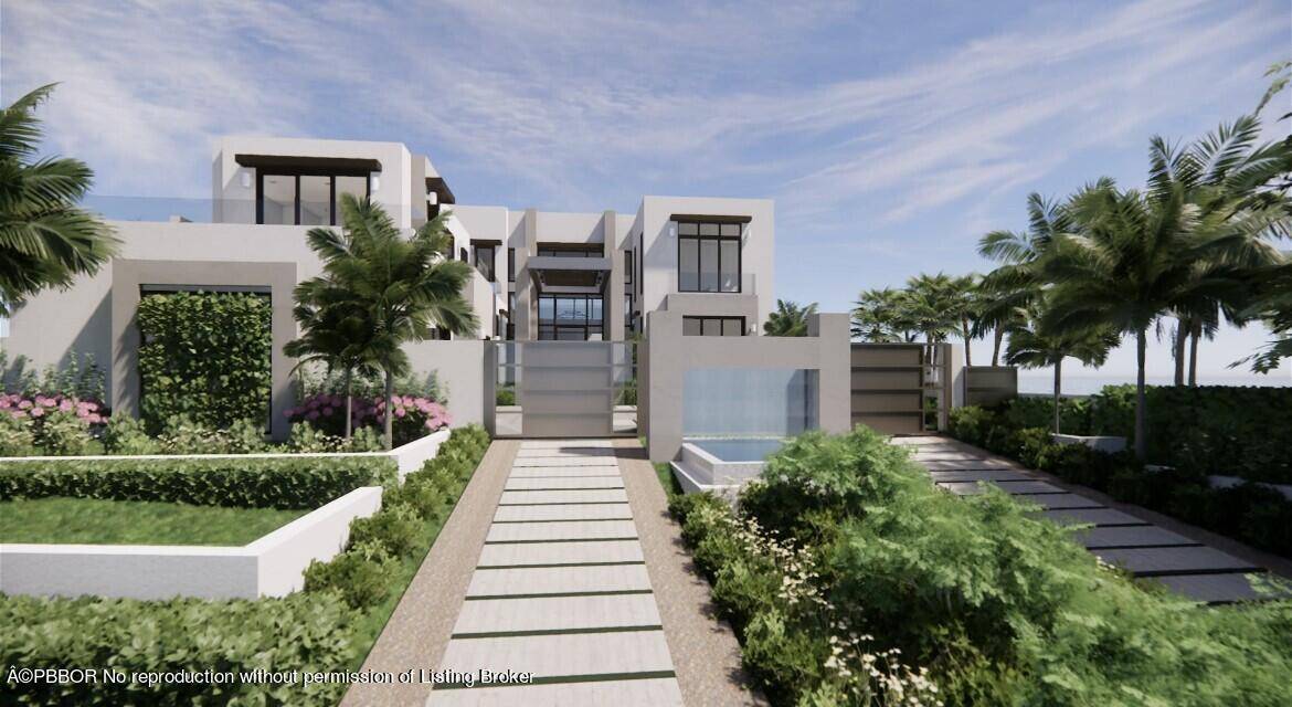 New Construction. A New Modern direct intracoastal waterfront home in West Palm Beach on a 20k sq ft lot.