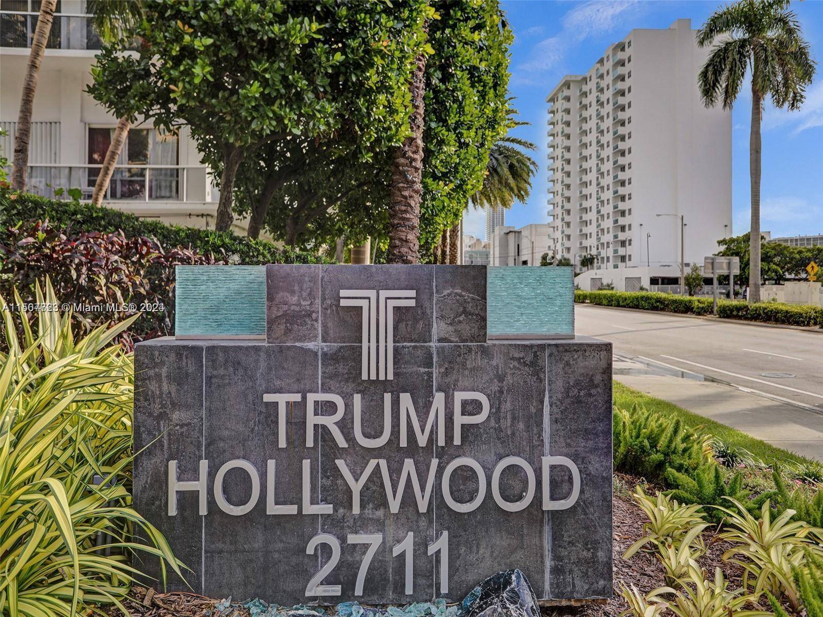 Beautiful 3 Bedrooms 3. 5 Bathrooms Residence on the 24nd floor at Trump Hollywood Building, with Panoramic Ocean City Intracoastal Views, 2088 sqft.