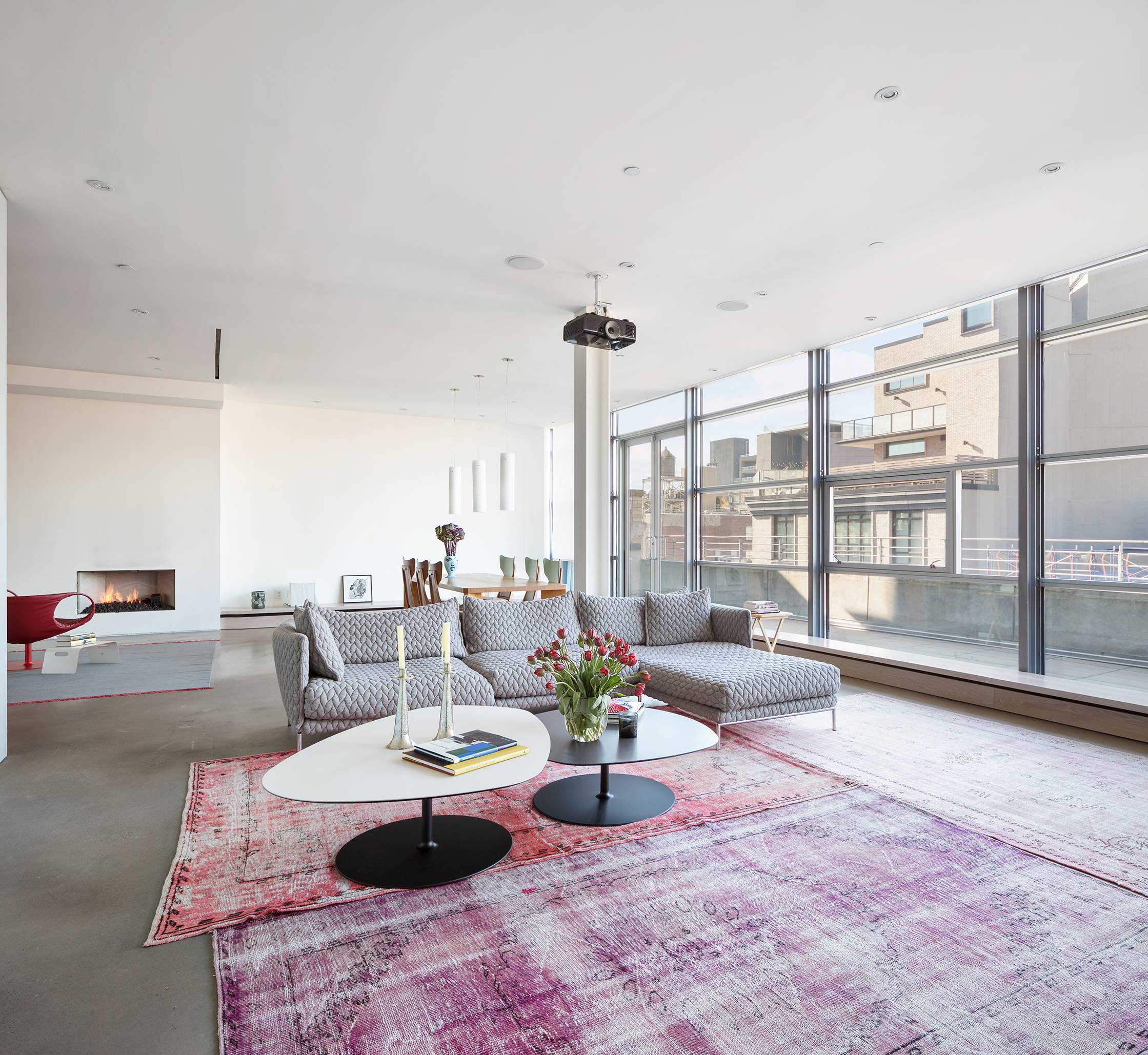 This expansive loft of over 3, 000 square feet features 2 or 3 bedrooms, and 3.