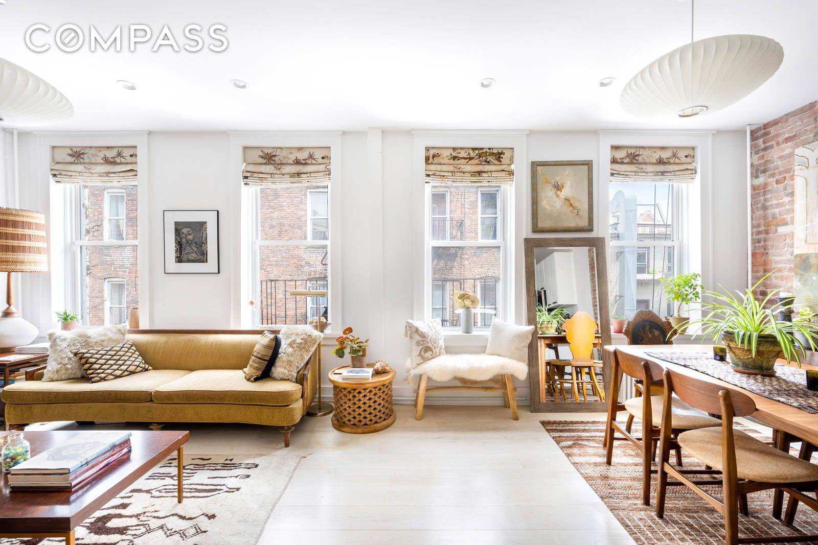 This flawless East Village two bedroom home blends historic details from the c.