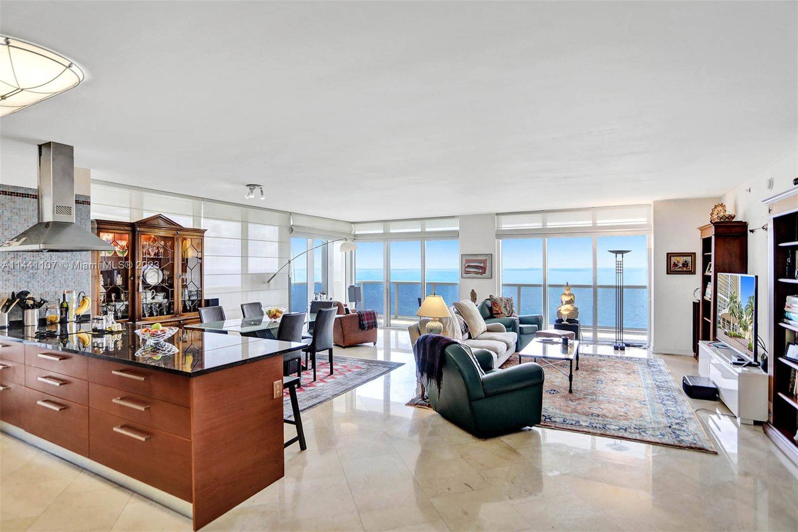 From the moment you walk in you will experience incredible breathtaking views of the ocean !