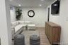 Living room featuring recessed lighting and baseboards