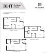 B14T- THREE STORY, 2 BEDROOM + LOFT, 2.5 BATHROOM TOWNHOUSE; approx 2019 sqft