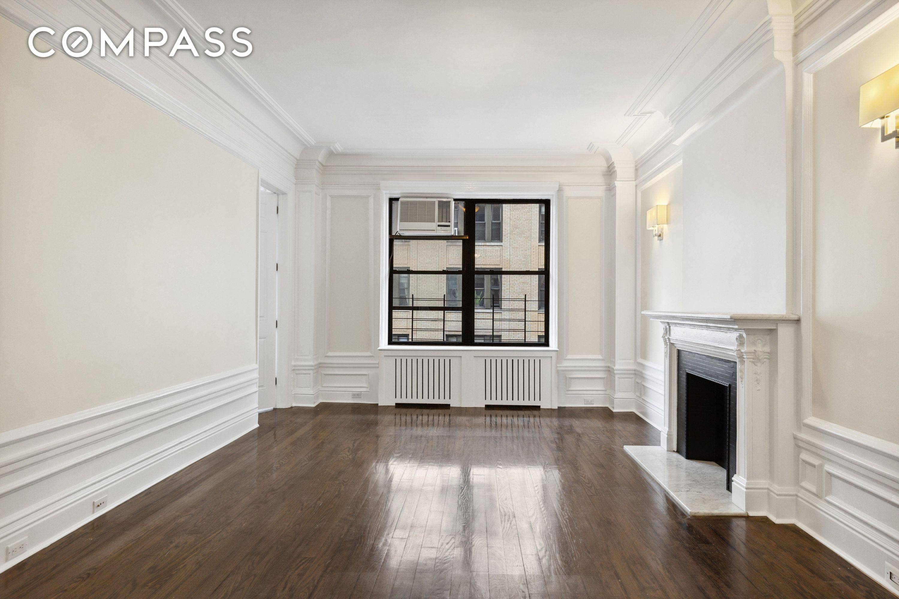 BEST IN CLASS Classic prewar beauty and scale harmoniously fuse with a modern open aesthetic here on West End Avenue.