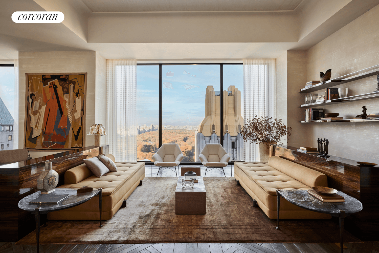 CLOSINGS HAVE COMMENCED. Enjoy beautiful views, light and high design in this prime full floor residence at 111 West 57th Street.