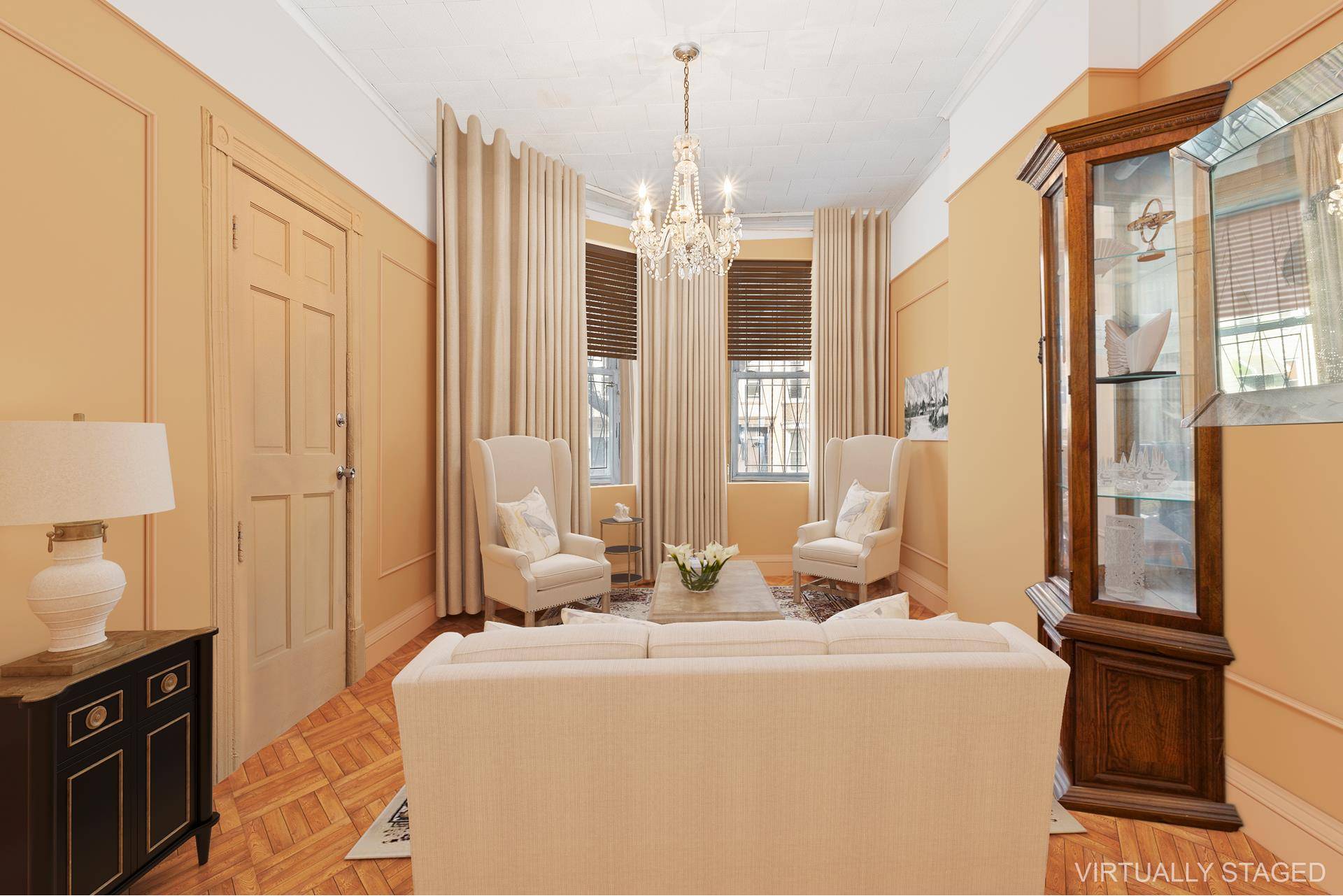 Located in Crown Heights and held by the current owner since 2004, offered is an 18' wide, gated, semi detached, 2 family brick townhouse consisting of a 6 room apartment ...
