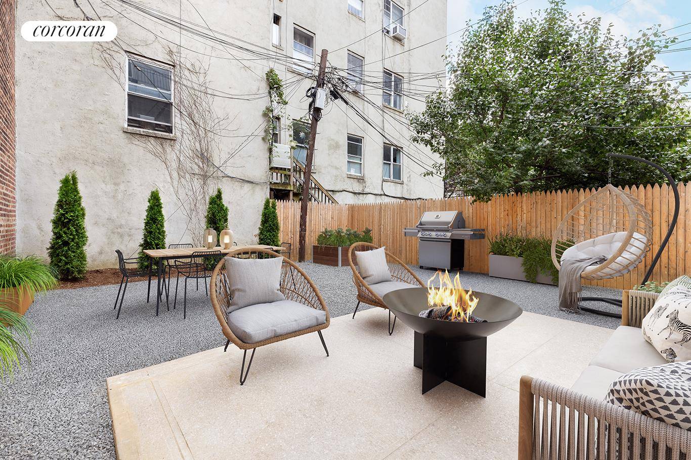 Discover the allure of this freshly renovated 2 bedroom, 2 bathroom apartment, featuring a spacious home office area and an exclusive 700 SqFt garden retreat.